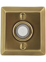 Doorbell Button with Quincy Rosette